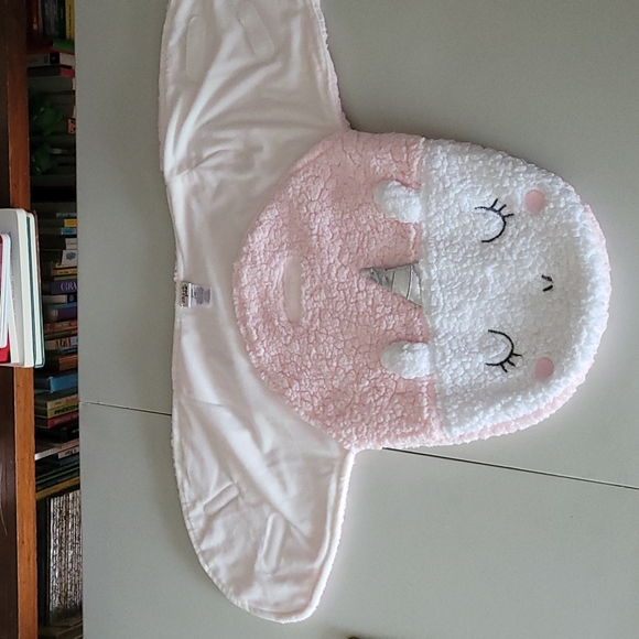 Chick Pea very warm, heavy, soft, unicorn swaddle. - Picture 3 of 3
